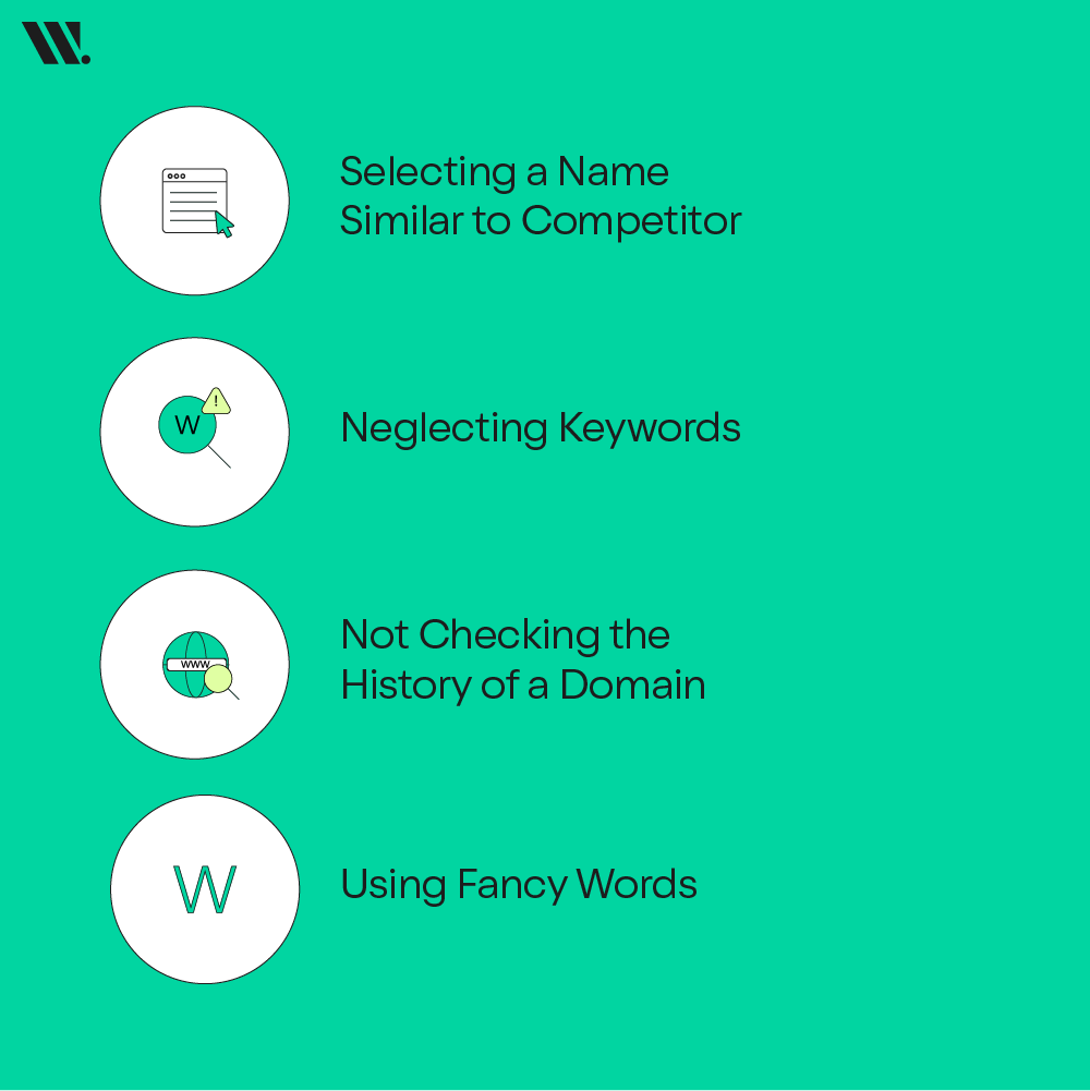 What are the Mistakes to Avoid When Picking a Domain Name